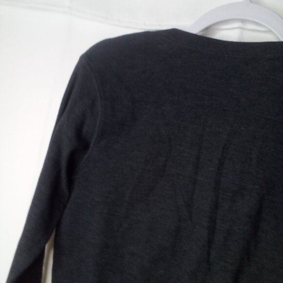 Bottom Drawers Sleepwear Shirt Women M NC State Long Sleeve Thermal Gray - Picture 12 of 14